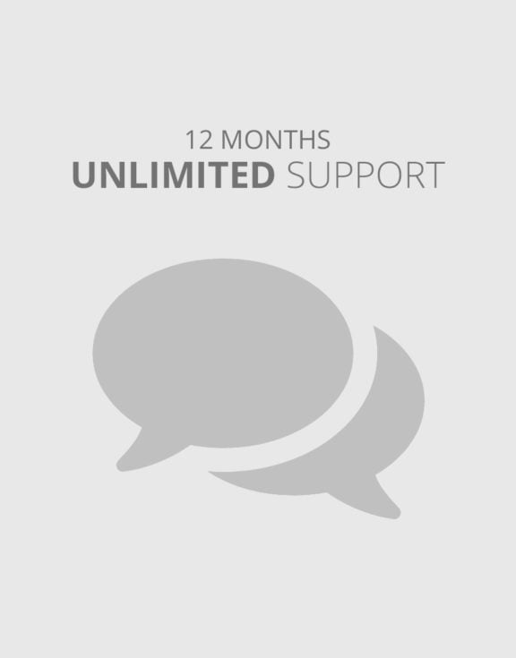 12 Months Unlimited Support
